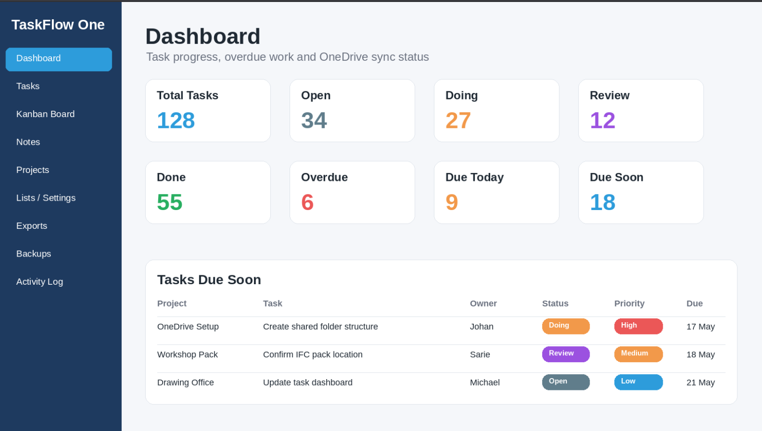 TaskFlow Windows